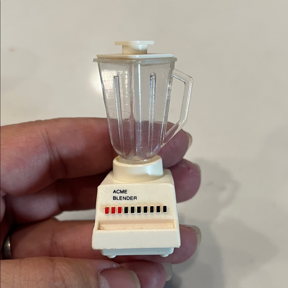 Vintage ACME Mini Blender Fridge Magnet Retro Kitchen Appliance 80s 90s